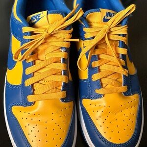 Nike Royal Blue and Gold Athletic Shoes